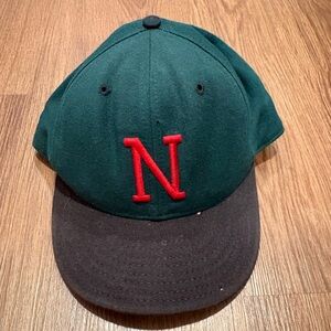 Vintage New Era University of Nebraska Dark Green & Black Cap